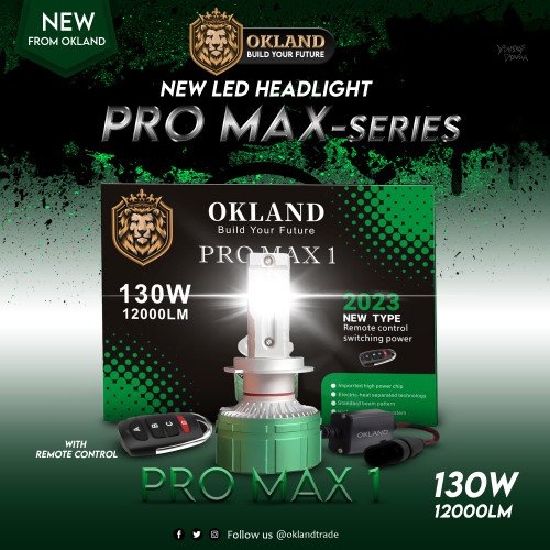 LED Okland  130W  H1-H7-H11-880-881-9005-9006-H3  12000 LUMEN