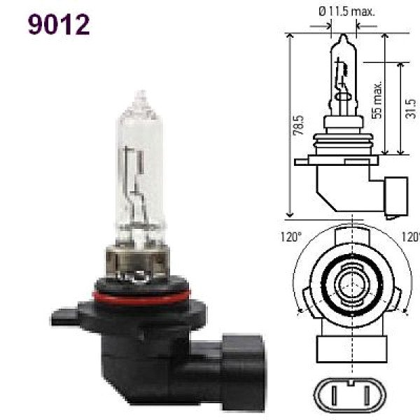 Bulb BRILANT H15 9012