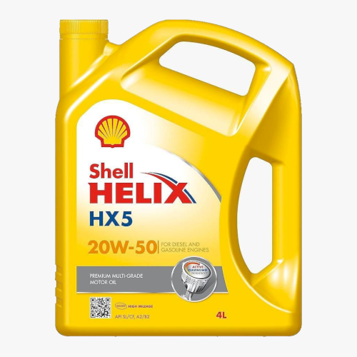 Motor Oil Shell Yellow 4 Liter 15W50