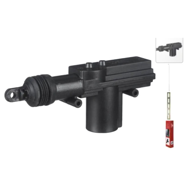 فرده سنتر لوك قفل الابواب فاروق، 5/2 طرف - اسود