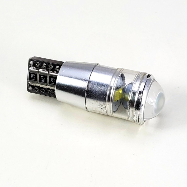 لمبه ليد ابيض صيني عدسه صغيره بدون كعب - W5W LED LENS-SMALL