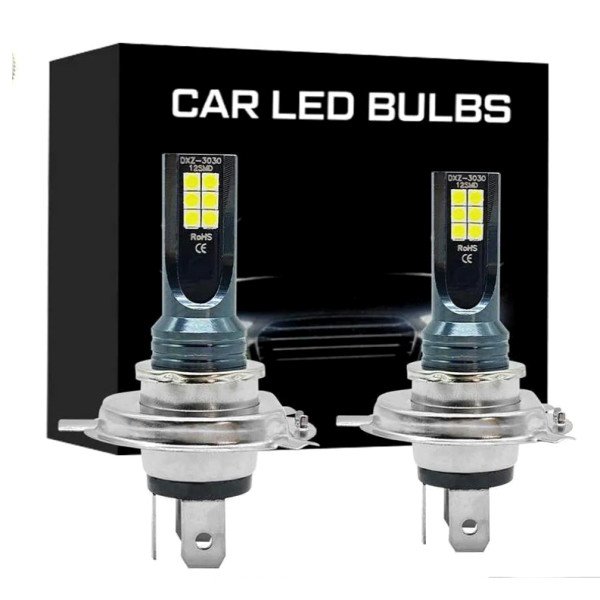 LED Light For H4 Ice Blue with 12000K- 18W- 2000Lum