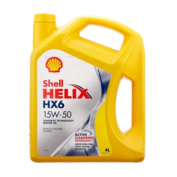 Shell Motor Oil  4 Liter 15w50 Helix 6