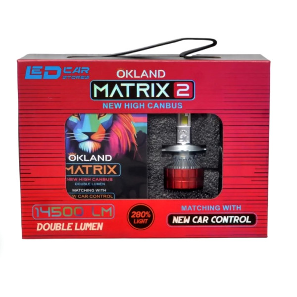 طقم ليد اوكلاند ماتريكس 2  (H4) 14500 لومين Z2