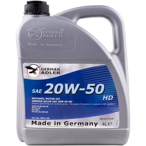 Engine Oil German Idler 4 ltr 20W50