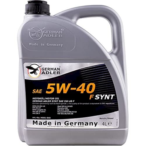Engine Oil German Idler 4 ltr 5W40