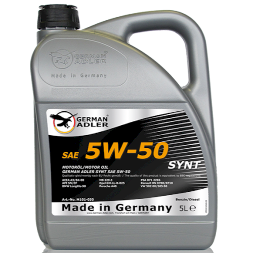 Engine Oil German Idler 4 ltr 5W50