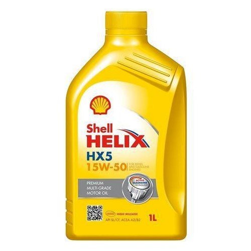 Motor Oil Shell Yellow 1 Liter 15W50