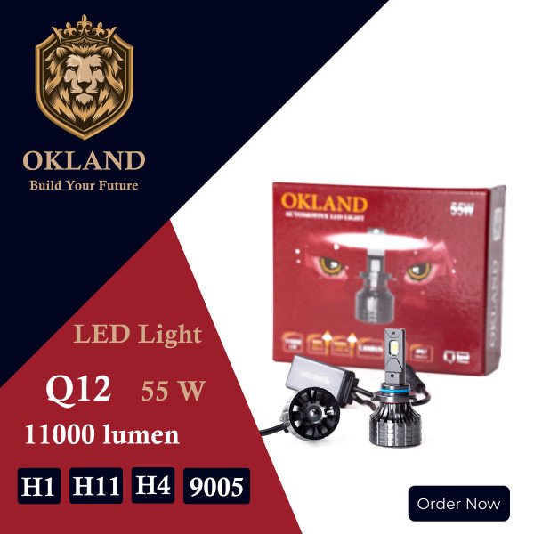 OKLAND LED SET 55 WATT 11000 Lumens Q12-H11 V1