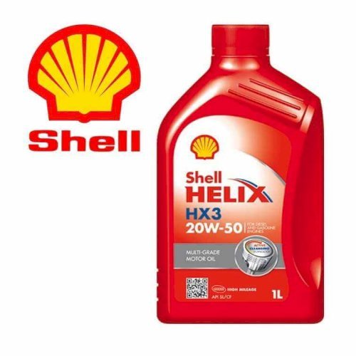 Motor Oil Shell Red 1 Liter 20W50